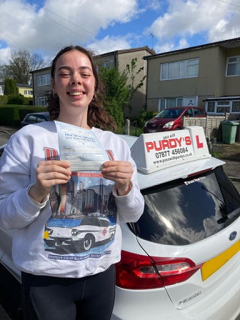 Tayla Passed Driving Test